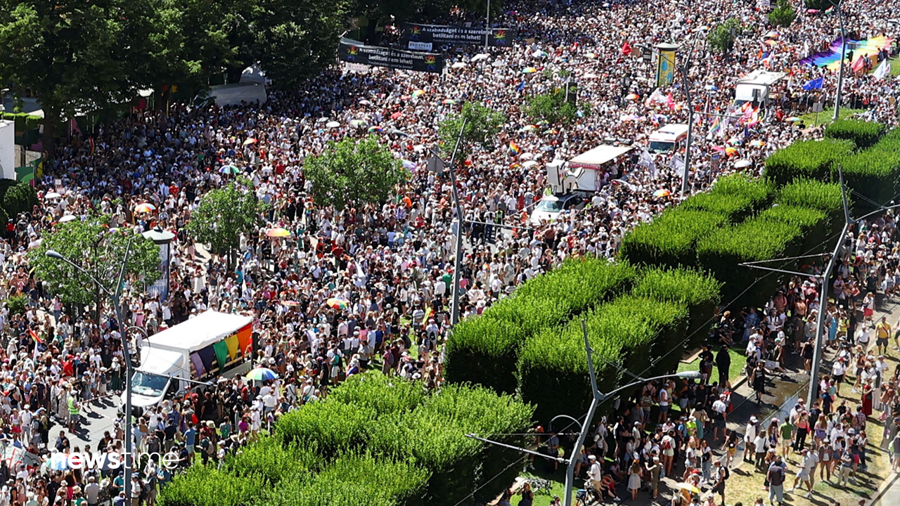 Video: Ungarn: Tausende feiern auf Pride Parade