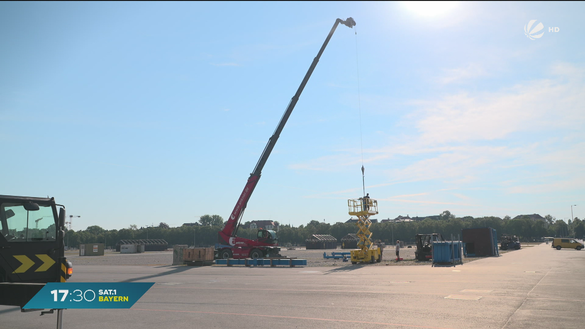 Video: Oktoberfest 2025: Aufbau für die Wiesn startet