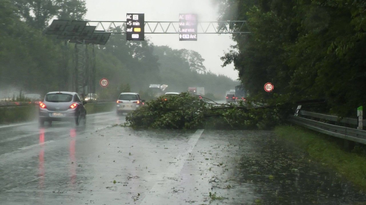 Heftige Unwetter beenden Hitzewelle