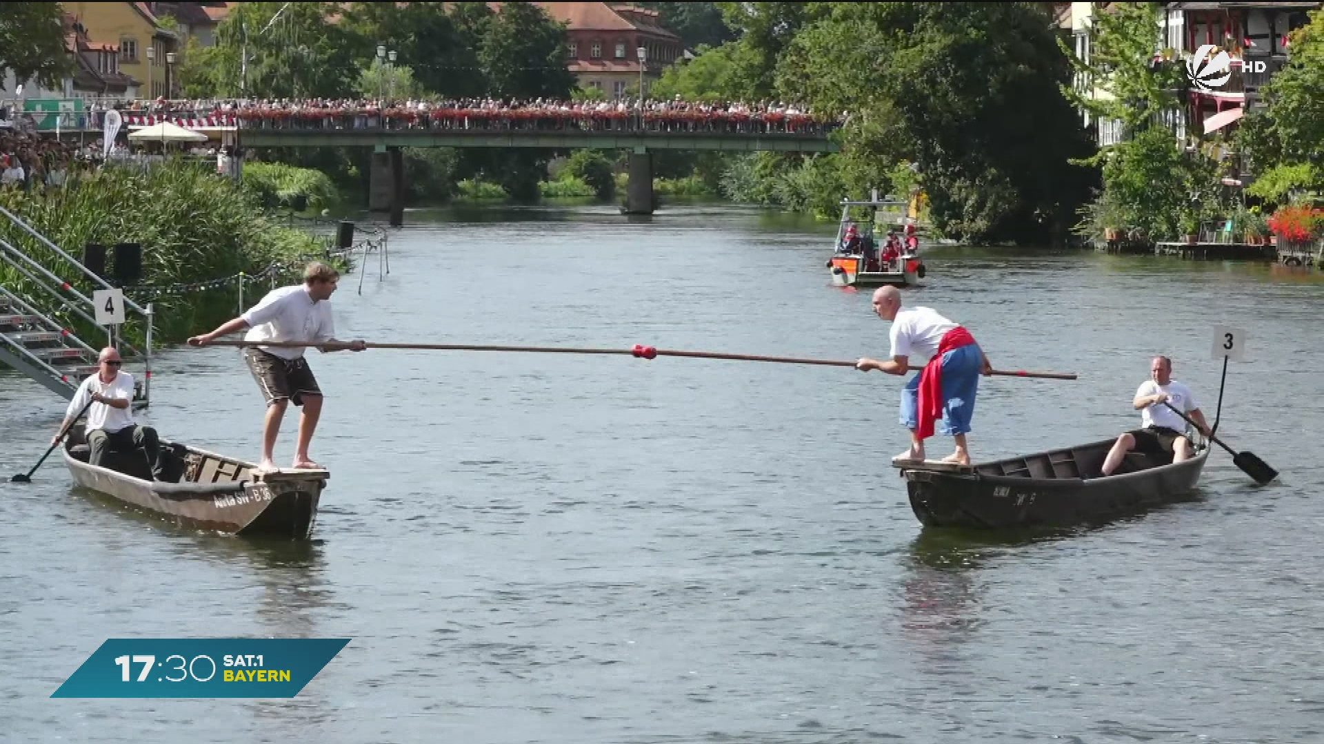 Video: Sandkerwa in Bamberg: Neuer Sieger beim Fischerstechen