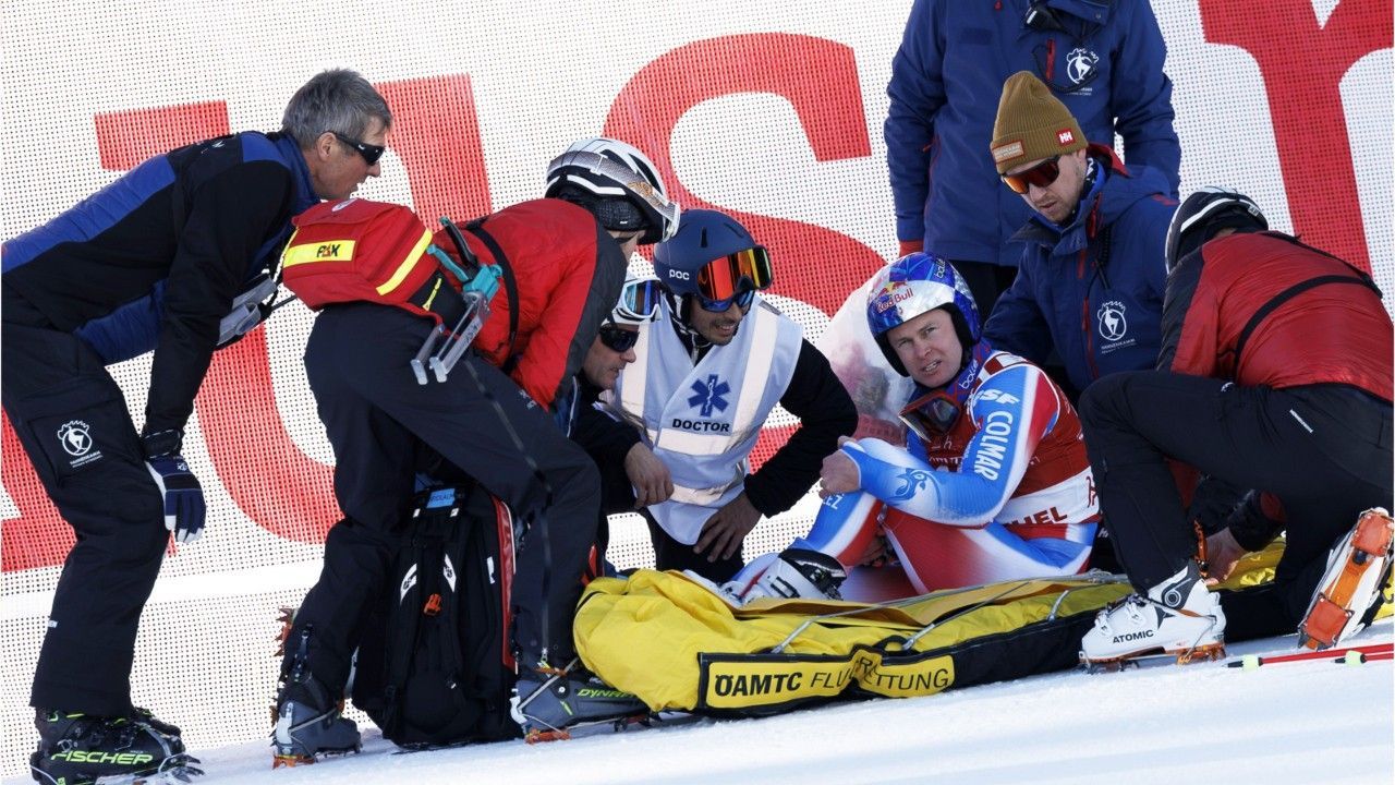 Heli-Einsatz: Schwerer Sturz auf der Streif