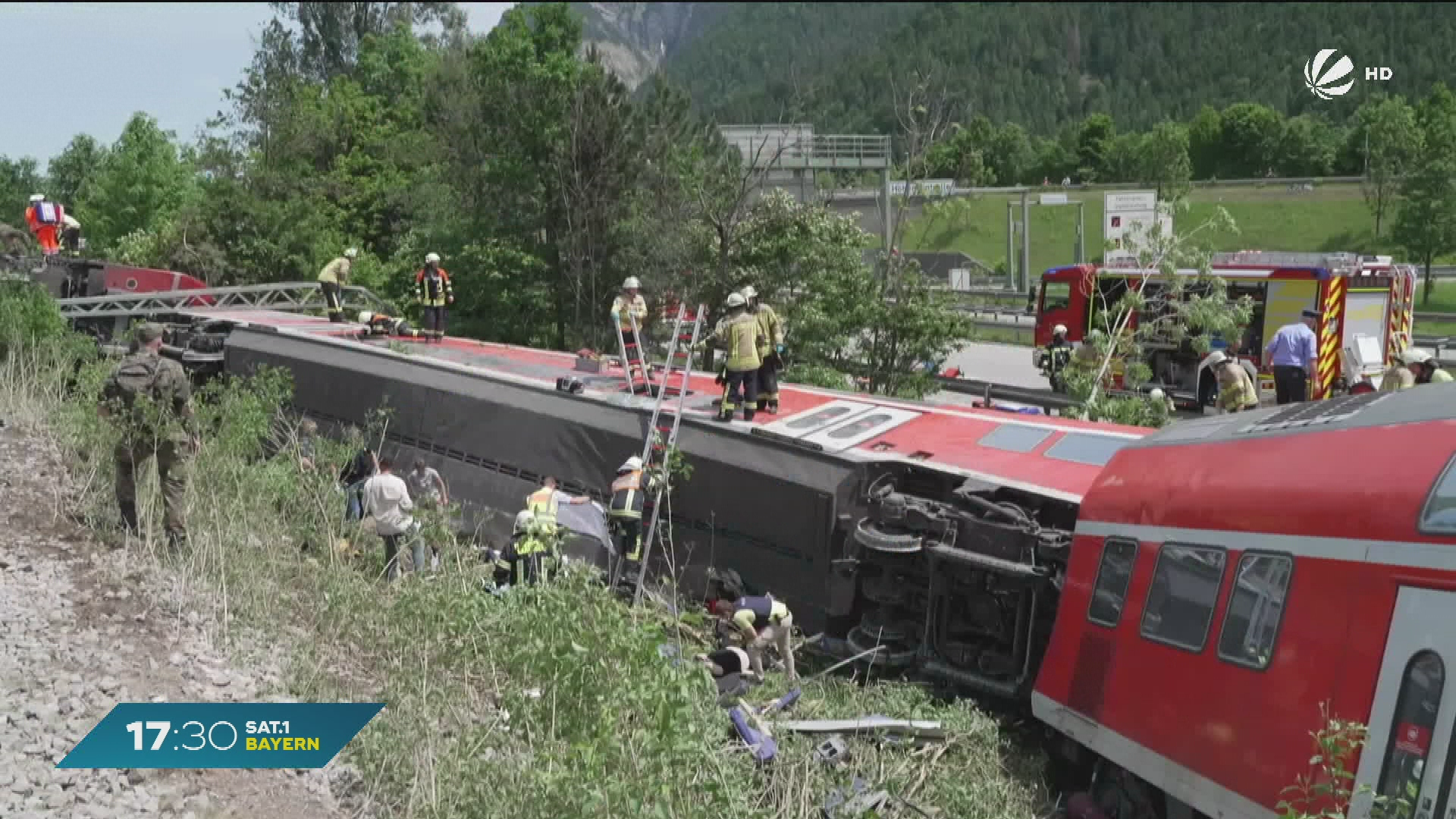 Video: Zugunglück von Burgrain: Bahnmitarbeiter wegen fahrlässiger Tötung vor Gericht
