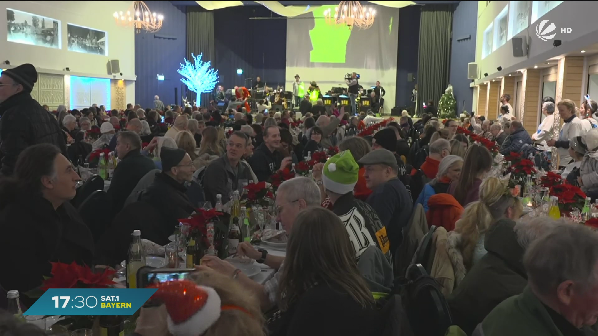 Video: Bescherung bei “Helfmer zamm”: Weihnachtsfest für Obdachlose in Nürnberg