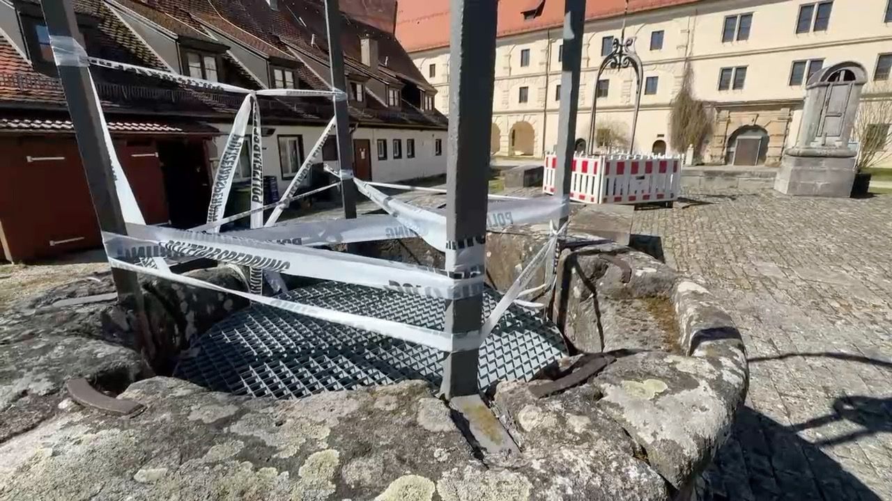 Video: Schockmoment auf der Wülzburg: Siebenjähriger fällt in Zisterne