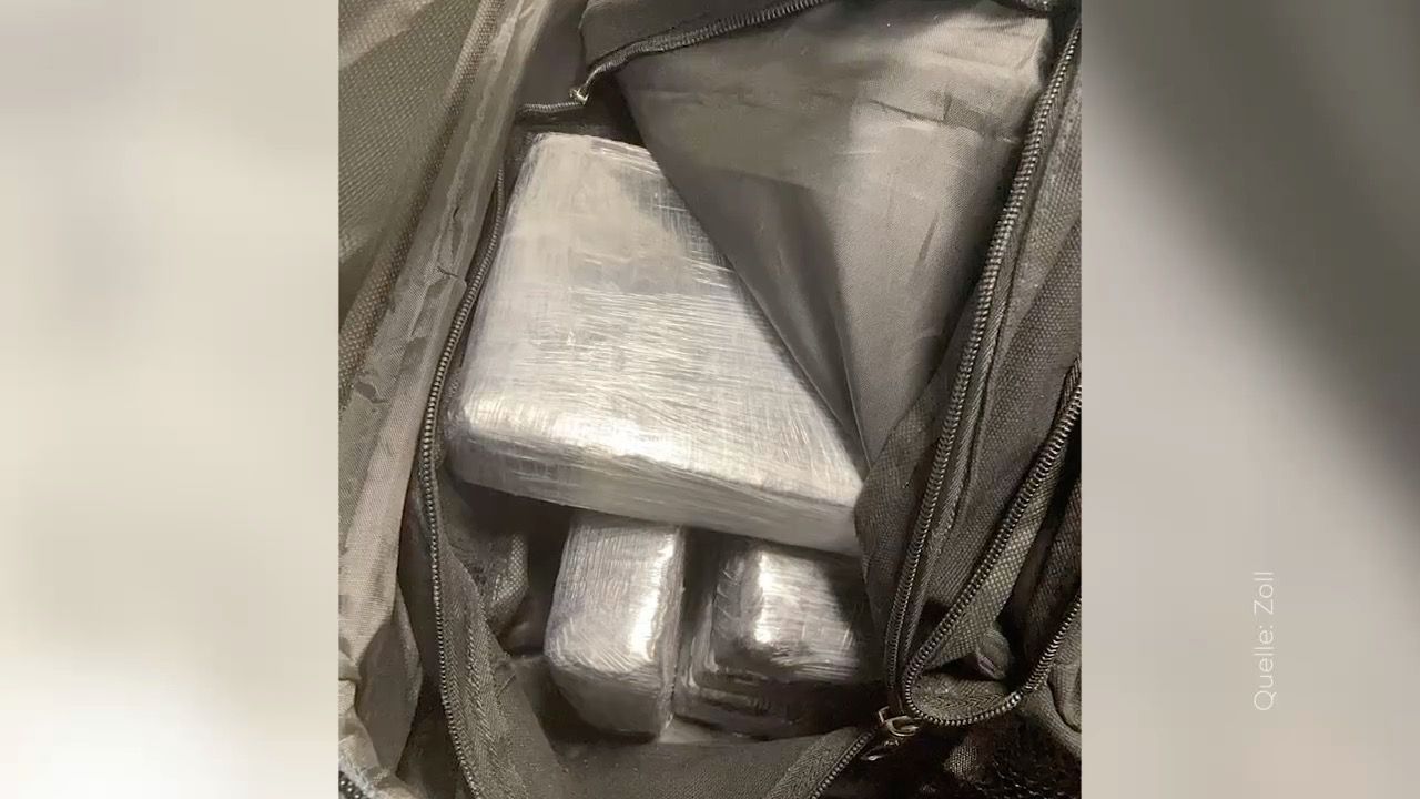 Video: Drogenfund am Nürnberger Flughafen: Zoll entdeckt 16,5 Kilo Kokain in Koffer
