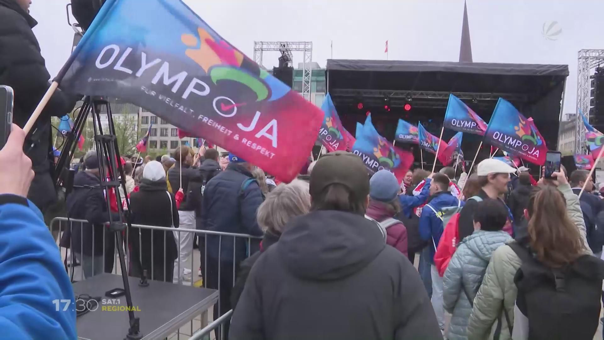 Video: „OlympJa“: Versammlung von Befürwortern der Olympischen Spiele in Hamburg