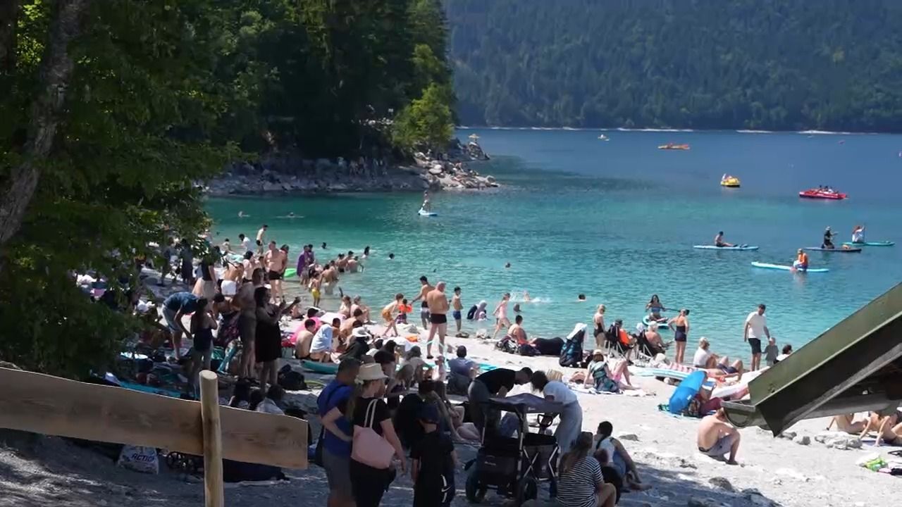 Video: Touri-Wahnsinn am Eibsee: Anwohner fordern Maßnahmen