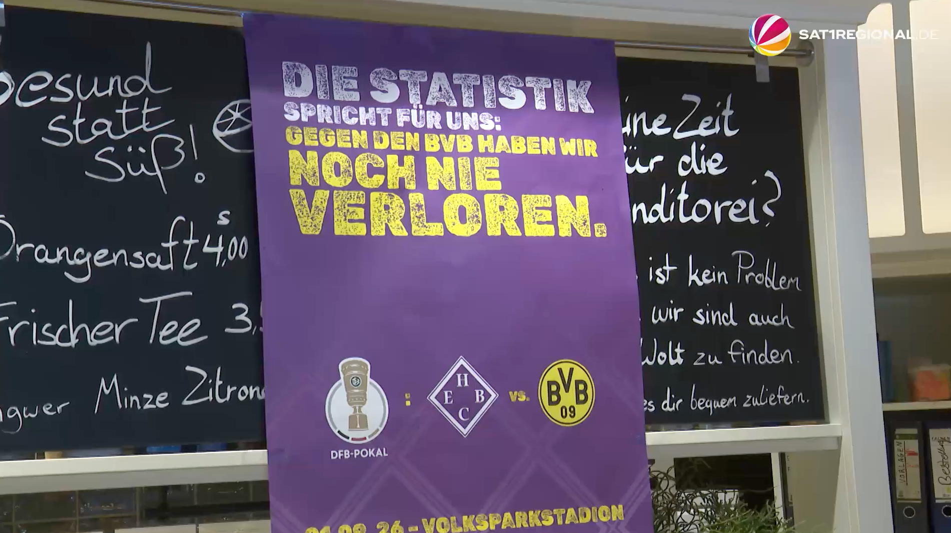 Video: Eimsbüttel feiert HEBC vor DFB-Pokalspiel gegen Borussia Dortmund