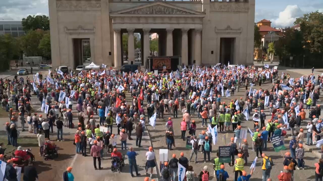 Video: Streit um Rentenreform: DGB-Chef Stiedl warnt vor Kürzungen
