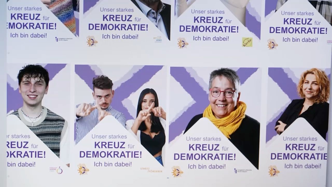 Video: Kommunalwahl am 8. März in Bayern: Evangelische Kirche wirbt für Demokratie