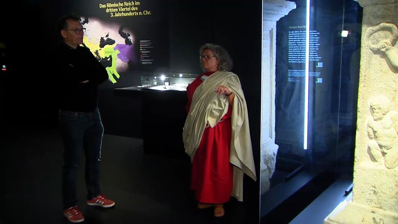Video: Geschichte hautnah: Ausstellung bringt Antike nach Rosenheim