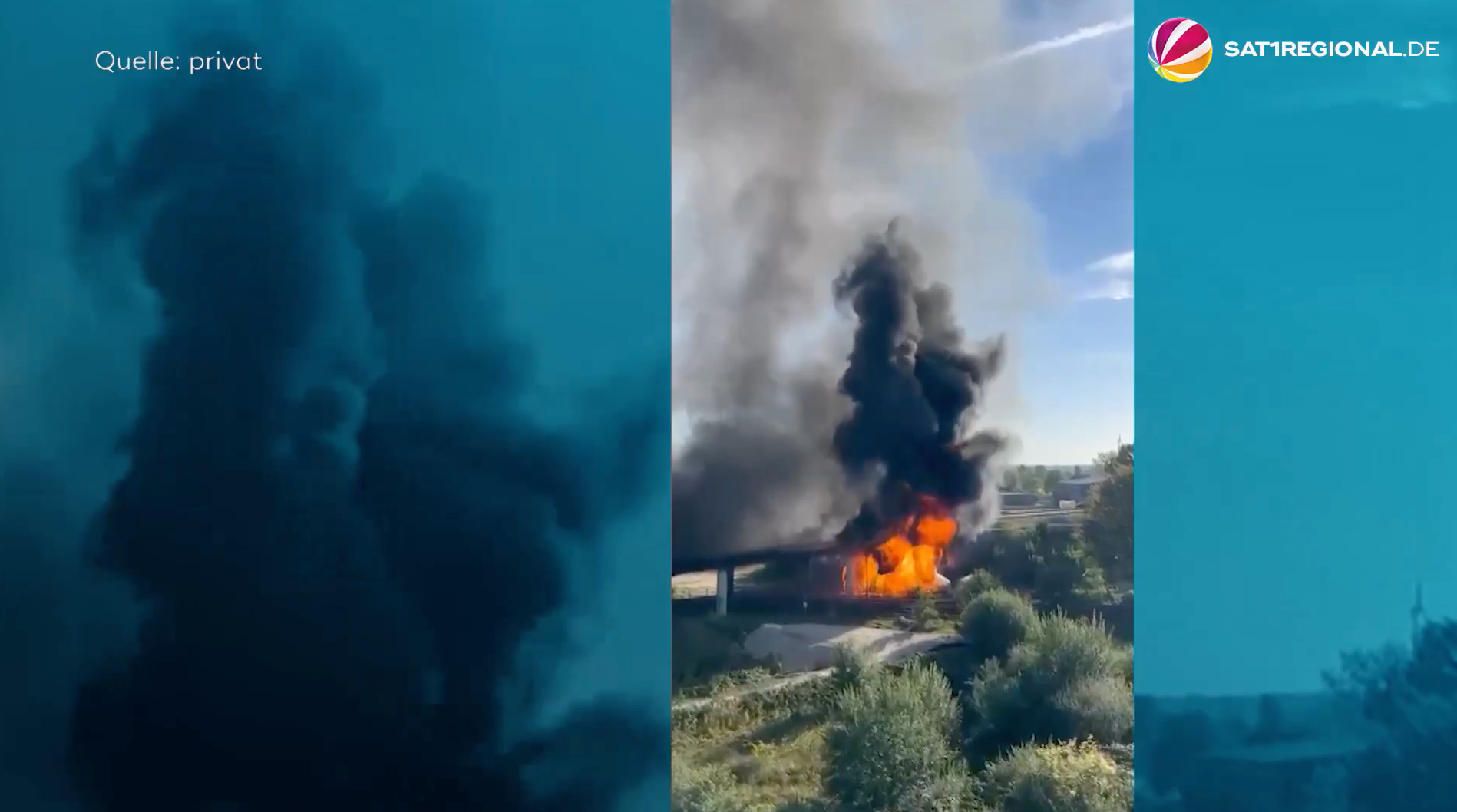 Video: Nach Gasexplosion an B6-Brücke: Verkehrschaos in Eilvese