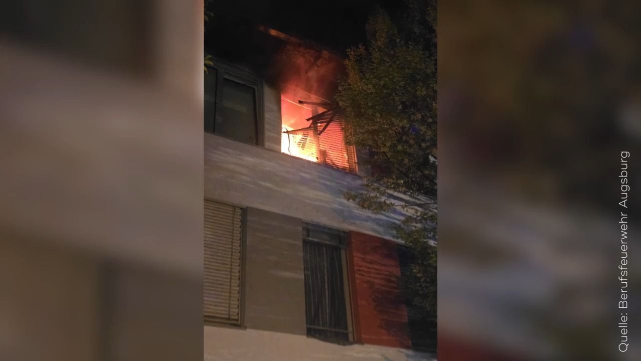Video: Wohnungsbrand in Bayern: War eine Playstation der Auslöser?