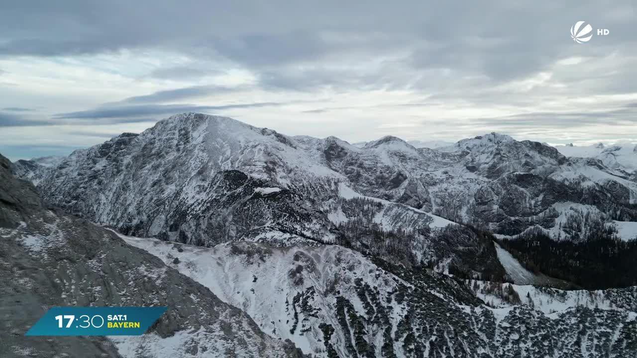 Winterwunderland in Bayern: Erster Schnee fällt
