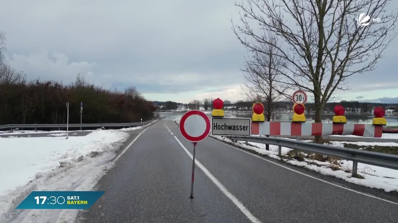 Nach Schnee-Chaos in Bayern: Wo jetzt Hochwasser-Gefahr besteht