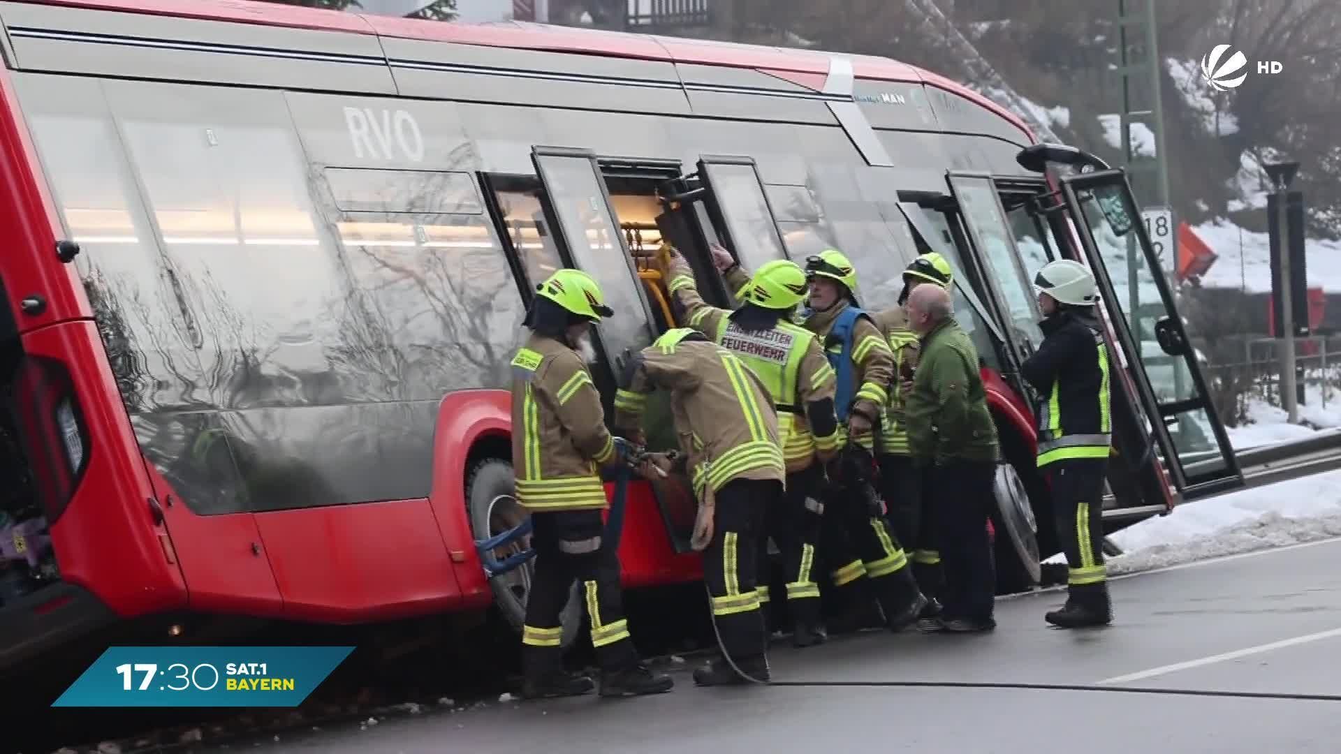Schulbus-Unfall in Berchtesgaden: Fahrer verliert Bewusstsein