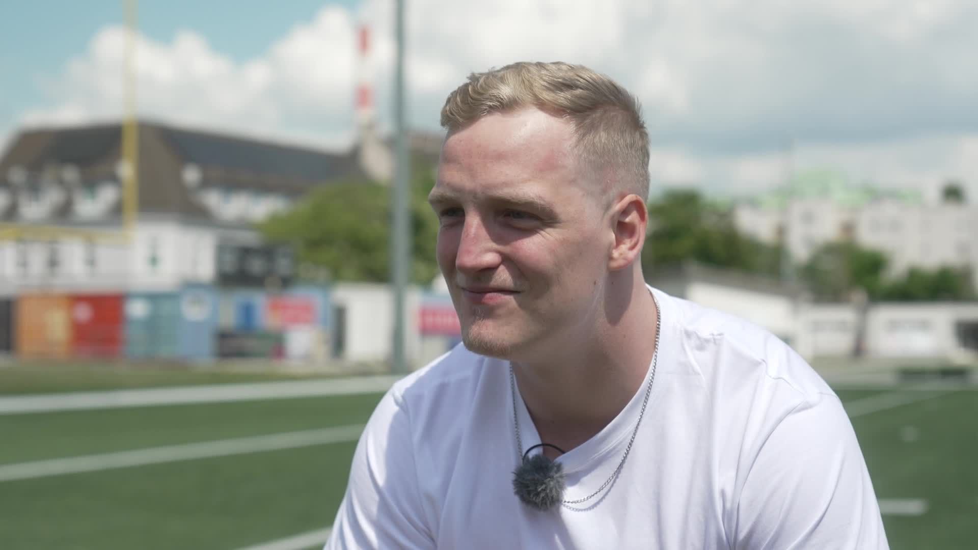 Vikings-Star Flo Bierbaumer: "Wenn ich in Europa bin, will ich nur in Wien sein"