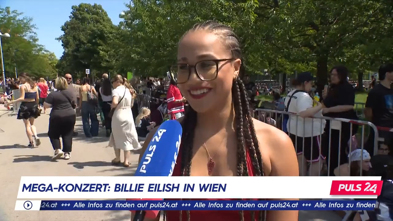 Video: Billie-Eilish-Fieber in Wien: Fans campieren vor der Stadthalle