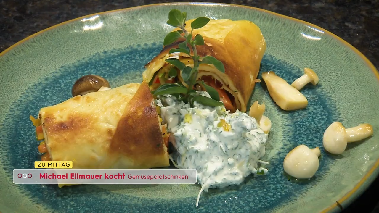Video: 10er Menü: Michael Ellmauer kocht Gemüsepalatschinken