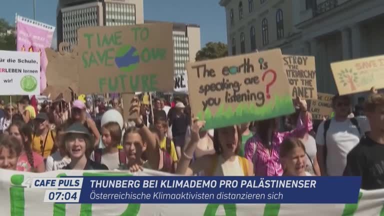 Österreichische Klimaaktivisten distanzieren sich von Greta Thunberg